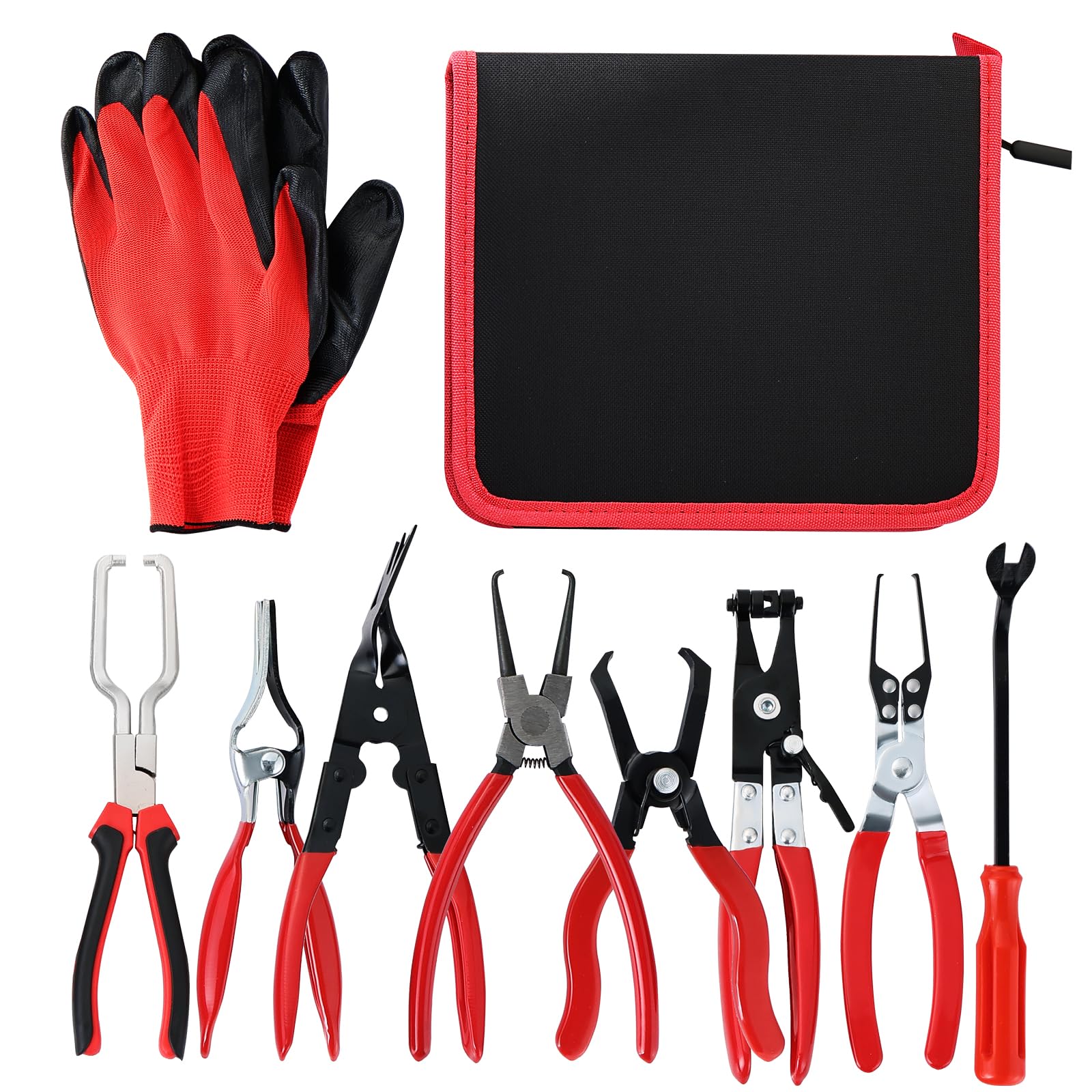 DASBET 8-Piece Fuel Line Disconnect Tool Fuel Line Hose Removal Pliers