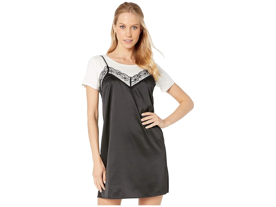 

Socialite Cami Dress w/ Tee (Black) Women's Clothing