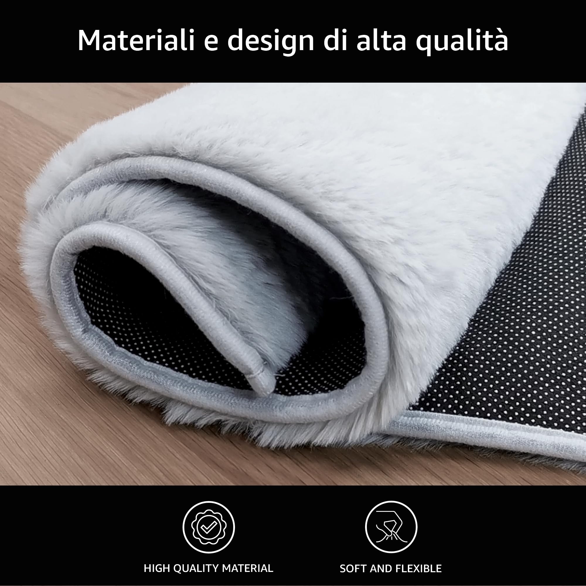 Tappeto Moderno Striscia Beige Verde - Tappeto Soffice per Camera da Letto e Soggiorno (150x200cm) - Antiscivolo, Lavabile e Ideale per l'Ingresso