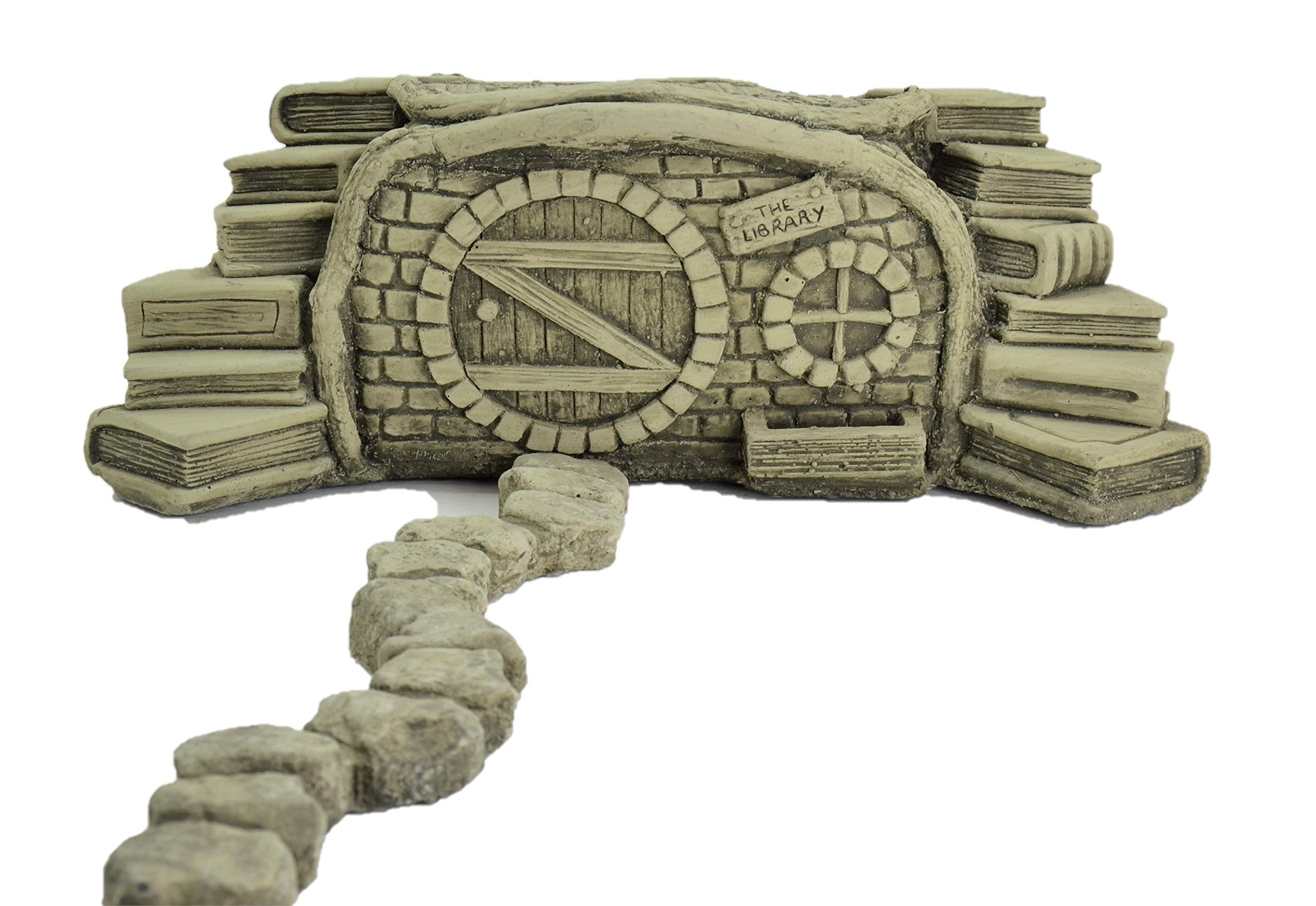 Emnt The Library+Step Stones-Fairy Garden-Garden Ornament-Fairy House-Stone