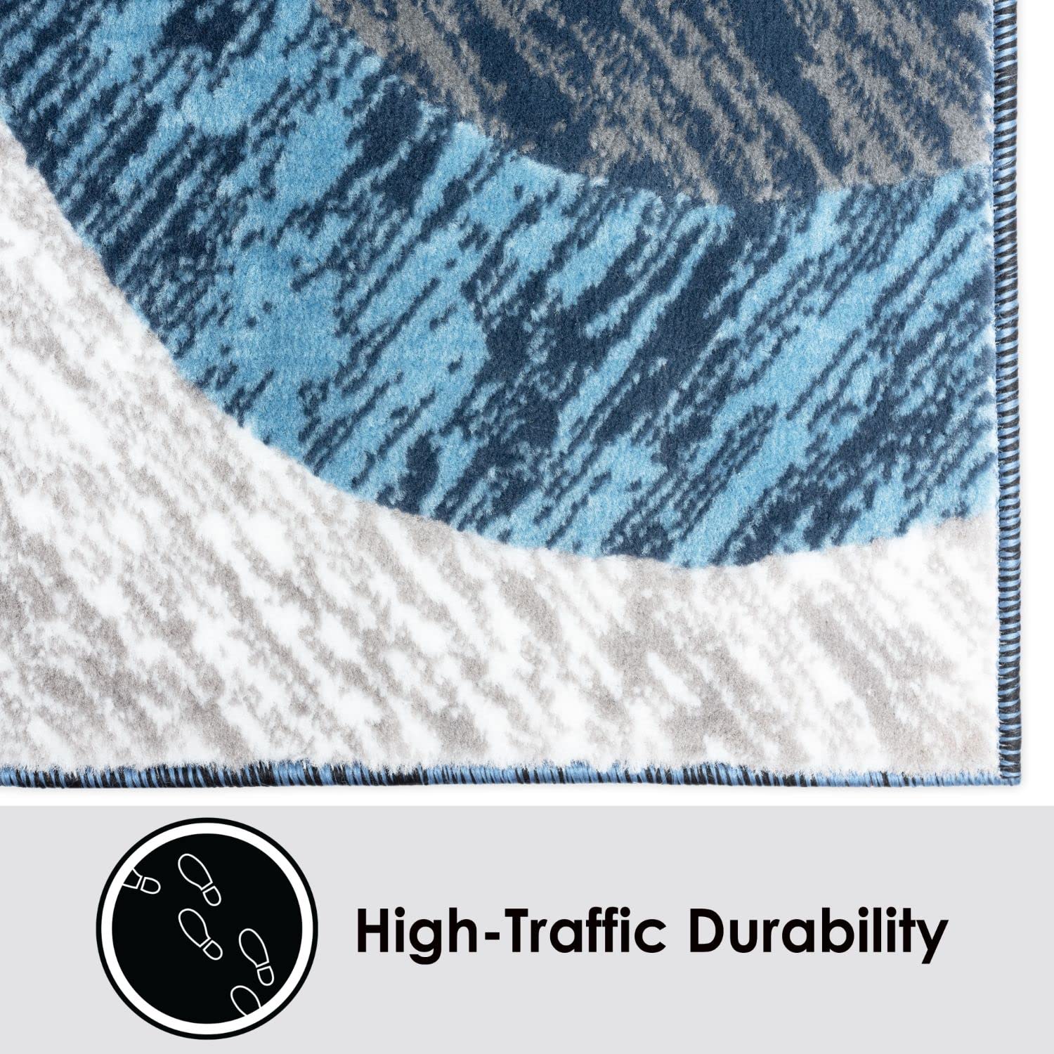 5'3"x7'2" Home Dynamix Catalina Huron Contemporary Abstract Swirl Area