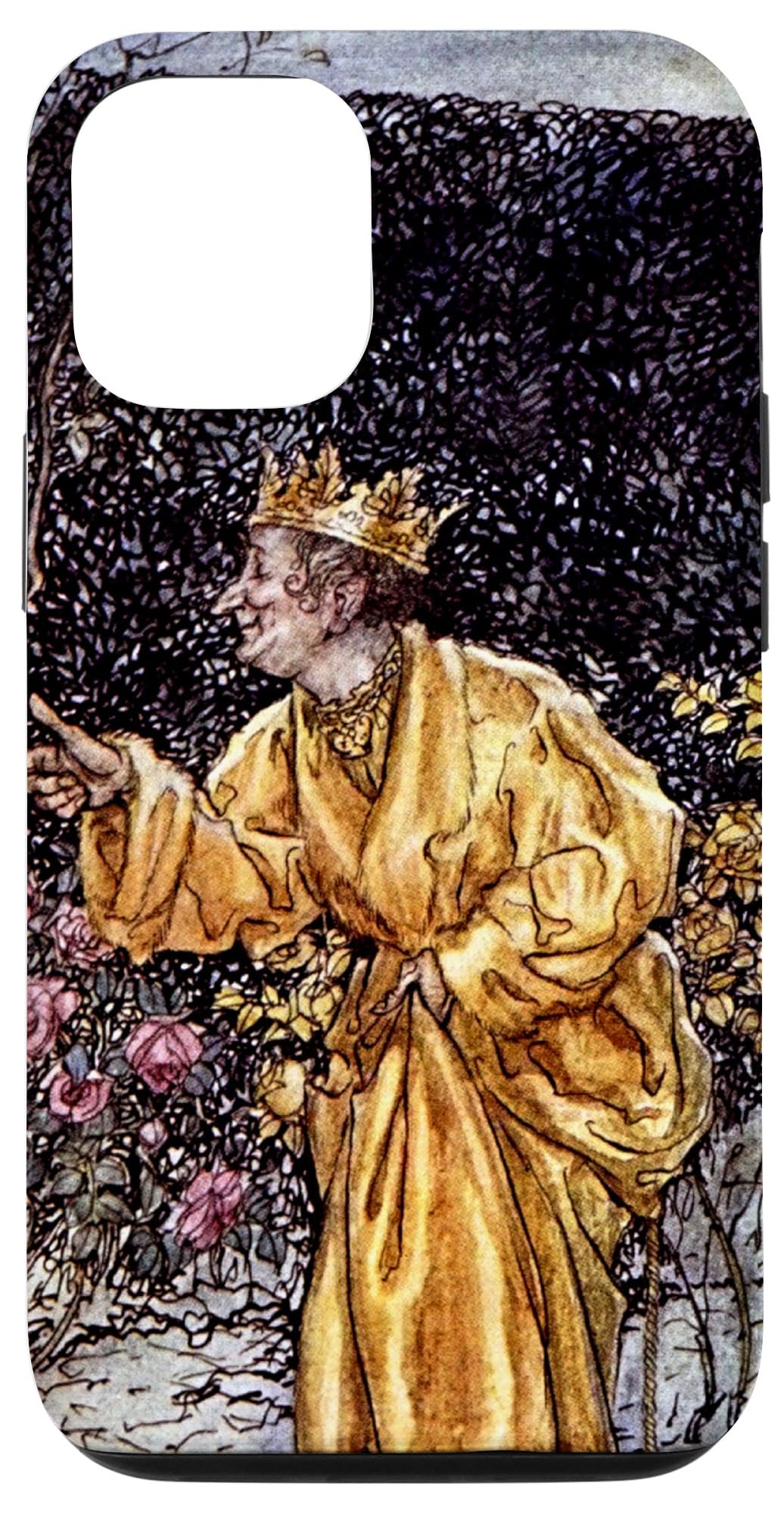 iPhone 12/12 Pro King Midas Turning Flowers to Gold (1922) Case