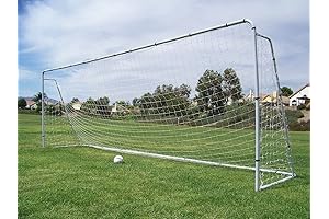 Heavy Duty Tournament Size Steel Portable Soccer Goal with Net