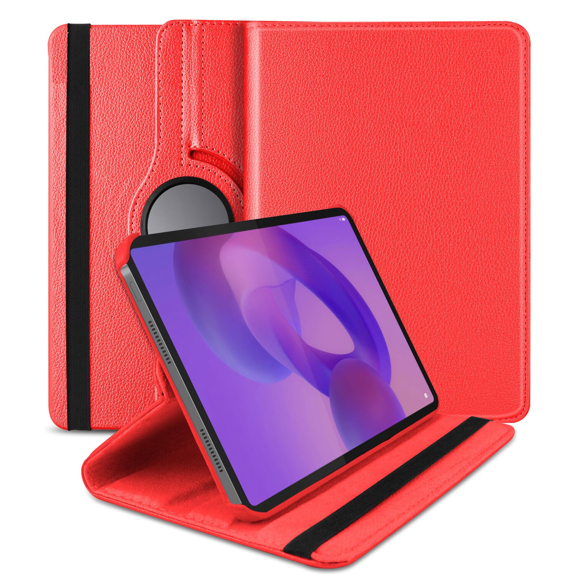 TGK 360 Rotatable Flip Cover for Lenovo Idea Tab 11 inch Case 2025 TB-336ZU TB-336FU (Red)-image-28