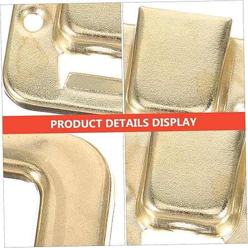 Miniatura 2 de Angoily 12 piezas de cerradura de palanca para puerta, cerraduras de hebilla, cerraduras de hebilla de cierre deslizante, cierre de bisagra,