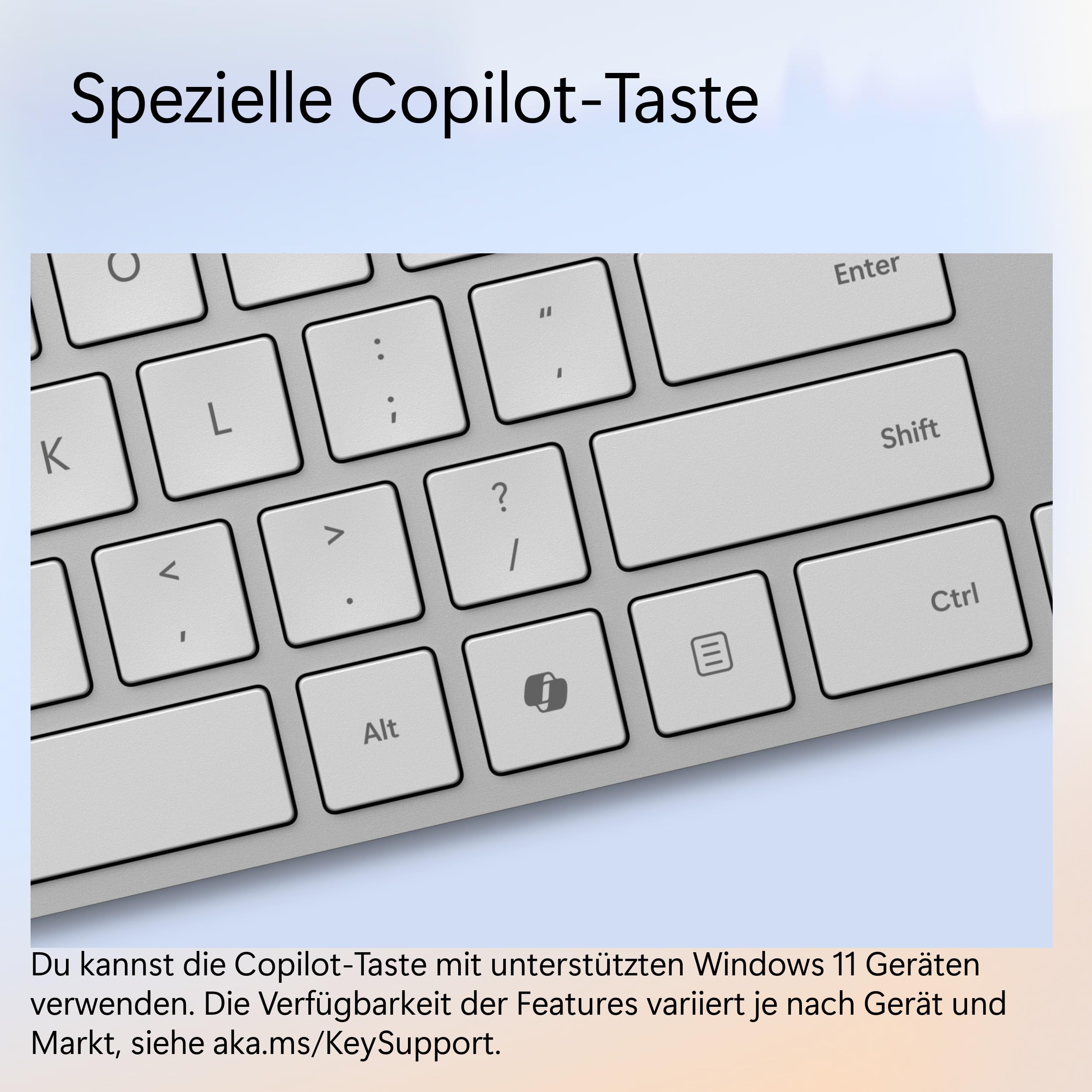 Microsoft Surface Keyboard (2. Edition) | QWERTZ | Bluetooth