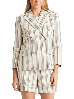 ralph lauren cream blazer