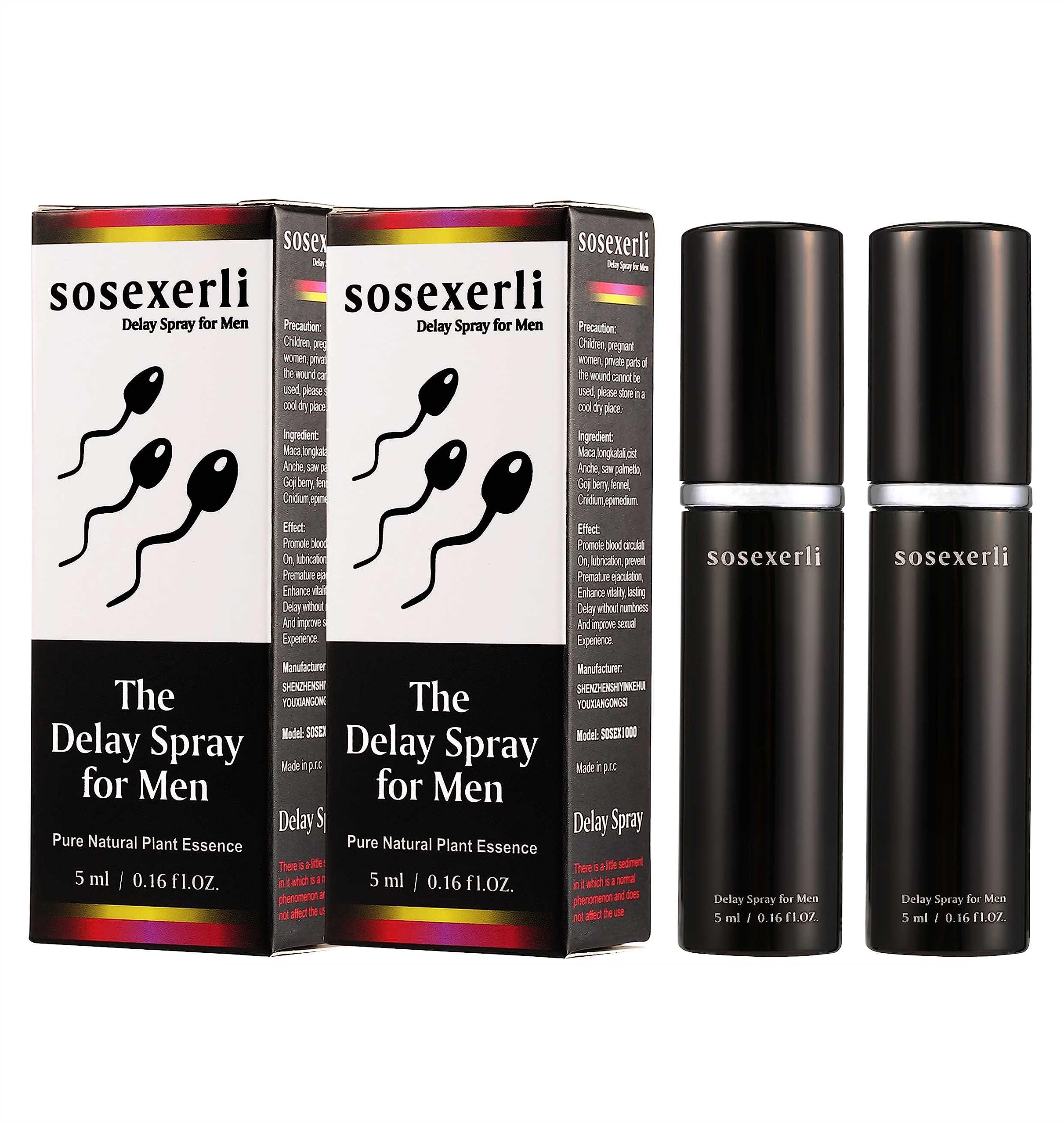 The Male Delay Spray,Keep You Lasting Longer,Extends Man's Time and Enhances Comfort, 0.16 Fl Oz 50 Pumps (Pack of 2)…