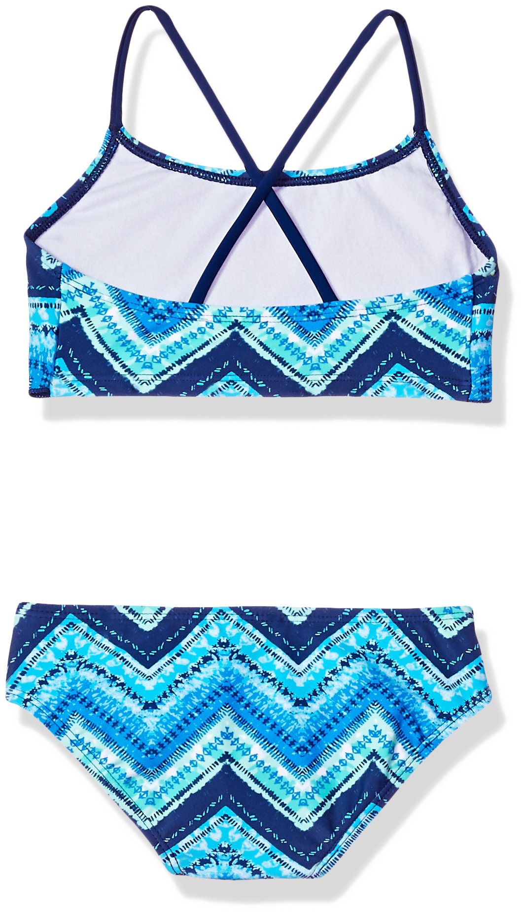Kanu Surf Girls' Karlie Flounce Bikini Beach Sport 2-Piece Swimsuit
