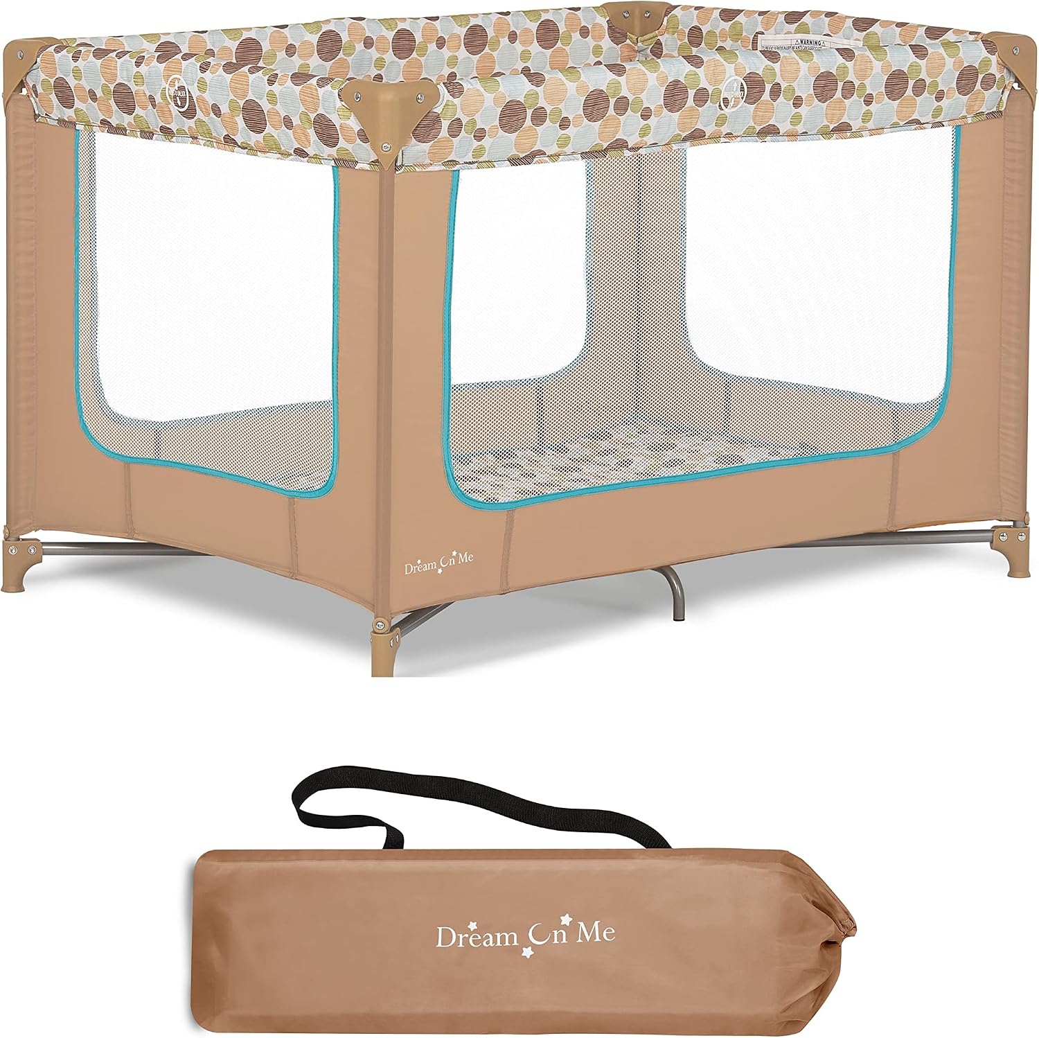 Dream On Me Zodiak Portable Baby Playard with Breathable Mesh Sides