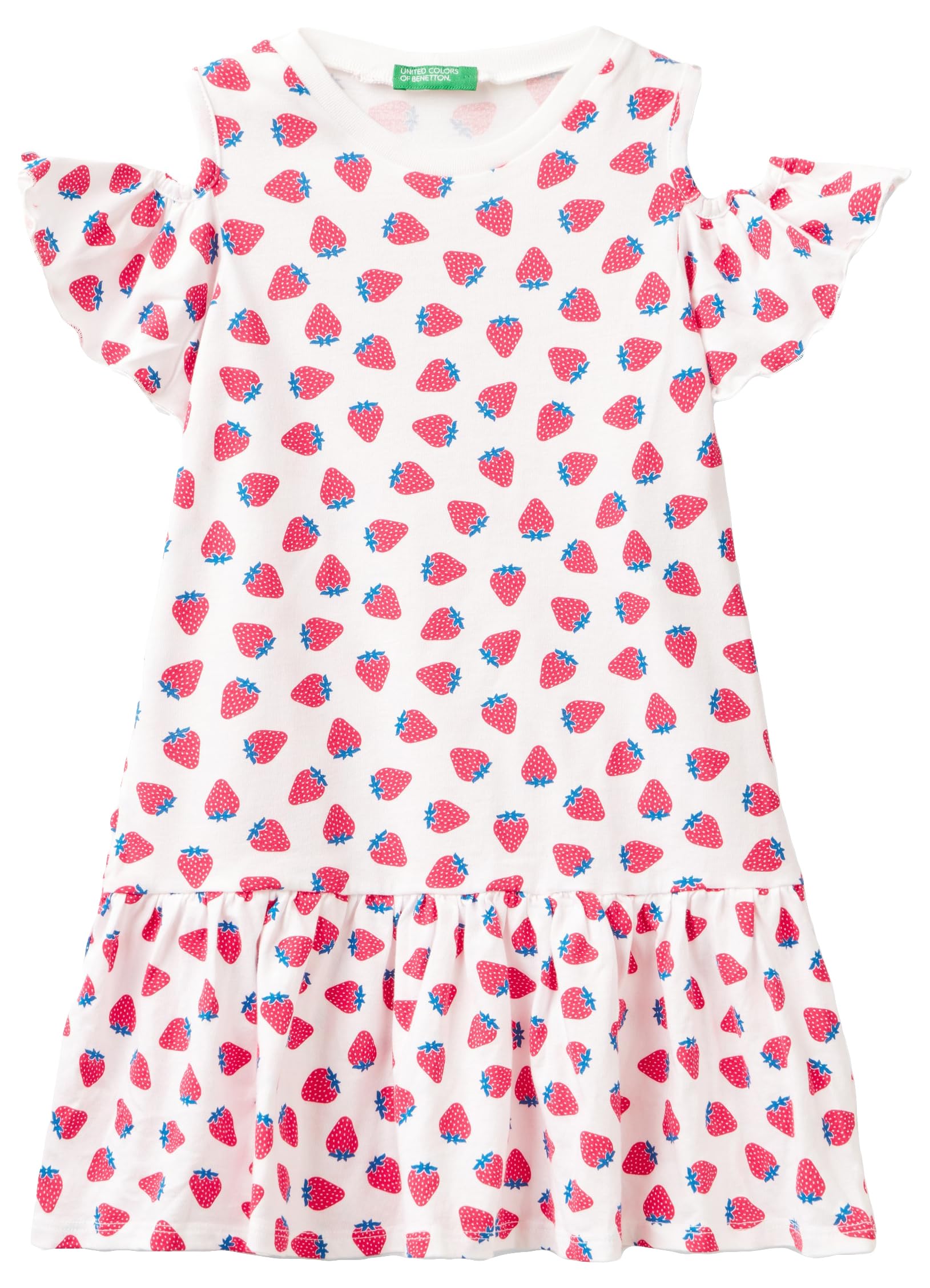 United Colors of Benetton Vestido 3m39gv00u, Multicolor, 2 años Niñas y niñas