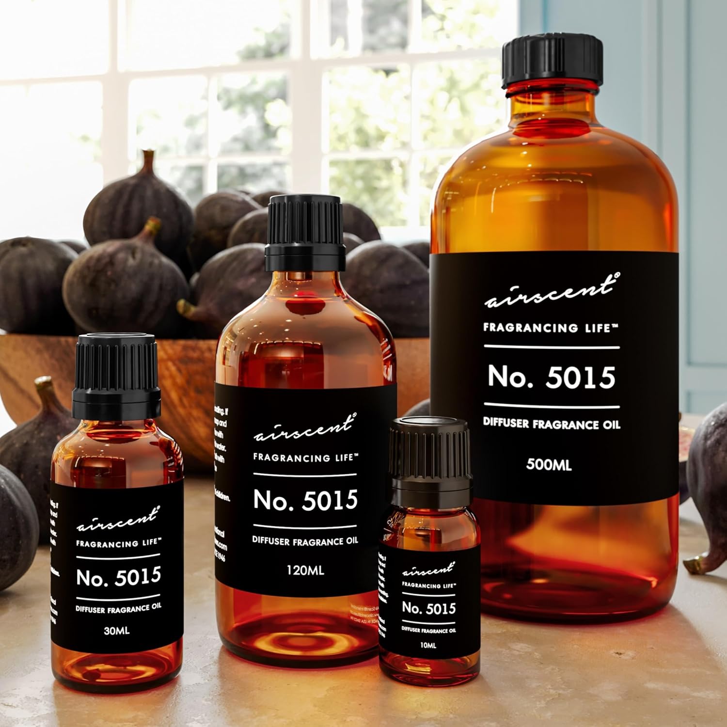 AirScent No. 5015 Perfume Dupe Diffuser Oil Inspired by Artemus Emerald - Jasmine Spiced Pepper Agarwood - Dubai Fragrance Oil for Ultrasonic and Waterless Diffusers and Crafting - 500 mL, 16.9 fl oz