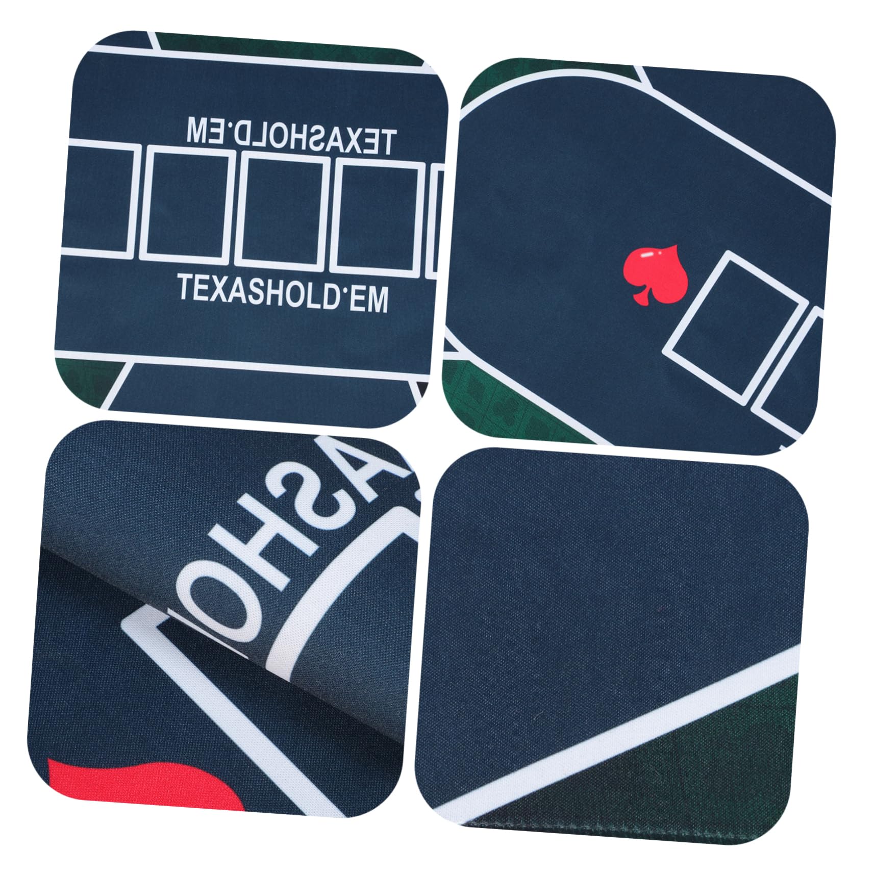 Tappeto da Gioco Carte Rettangolare in Gomma per Tavolo | Stampa Classica, Uso Tutto L’anno per Board Games, Facile da Riporre e Comodo da Trasportare