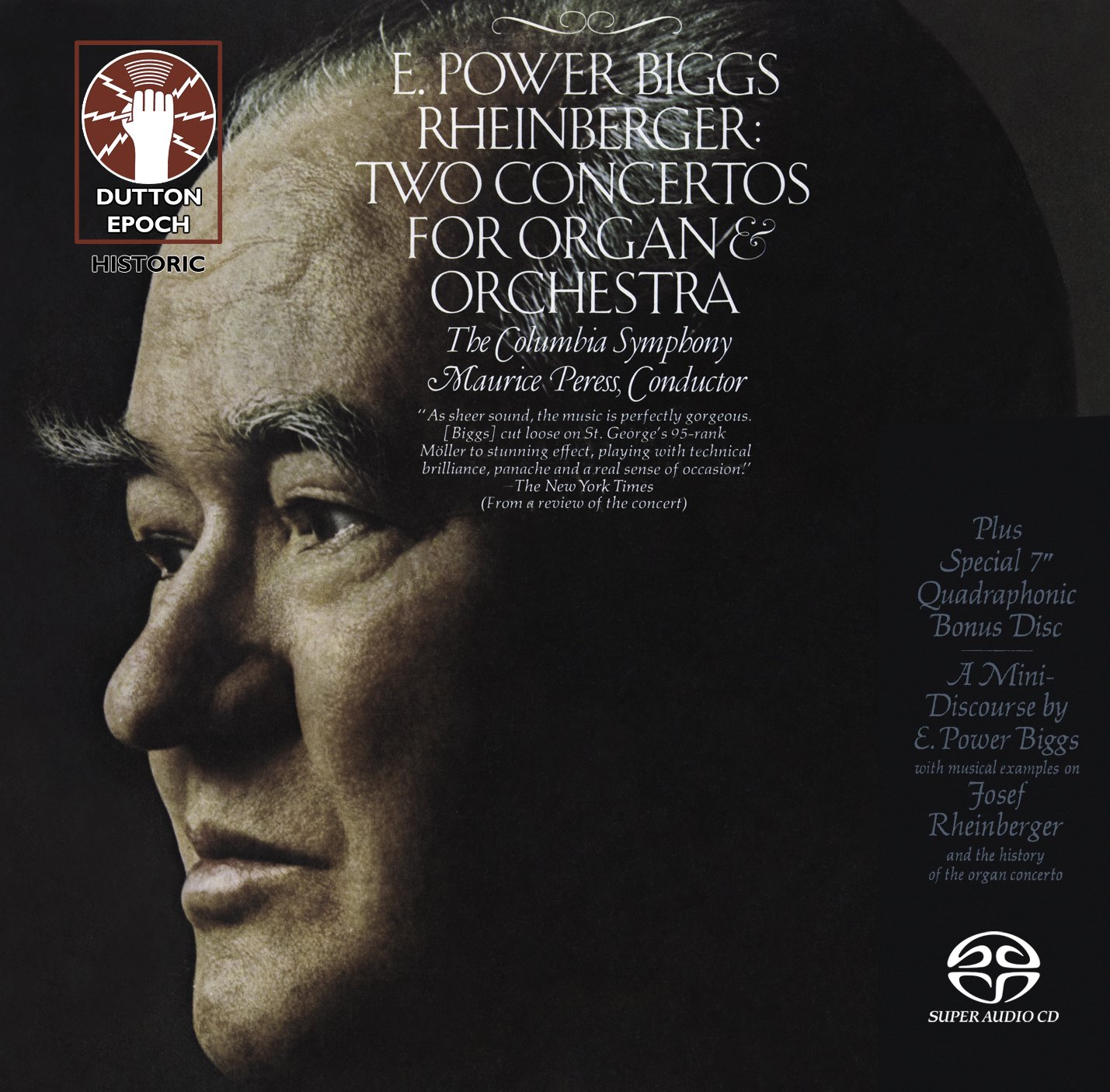 E. Power Biggs & Rheinberger: Two Concertos for Organ and Orchestra & A Mini Discourse by E. Power Biggs