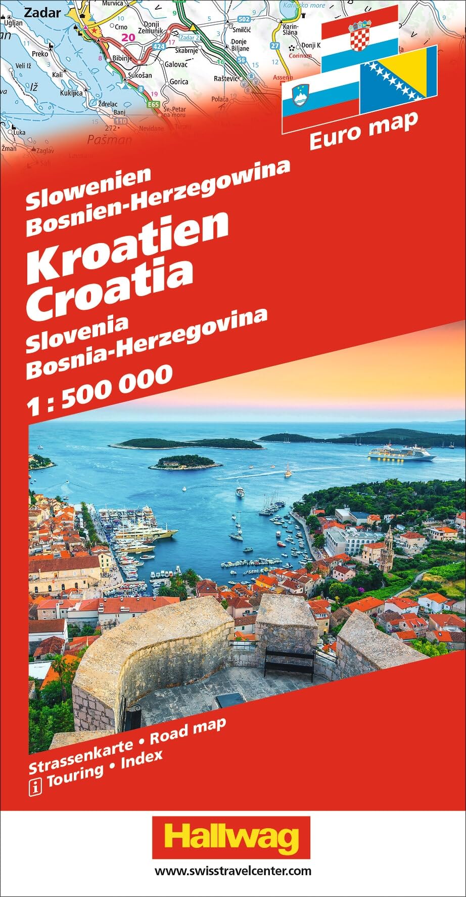 Slovenia / Croatia / Bosnia-Herzegovina: Touring, Index (Road maps)