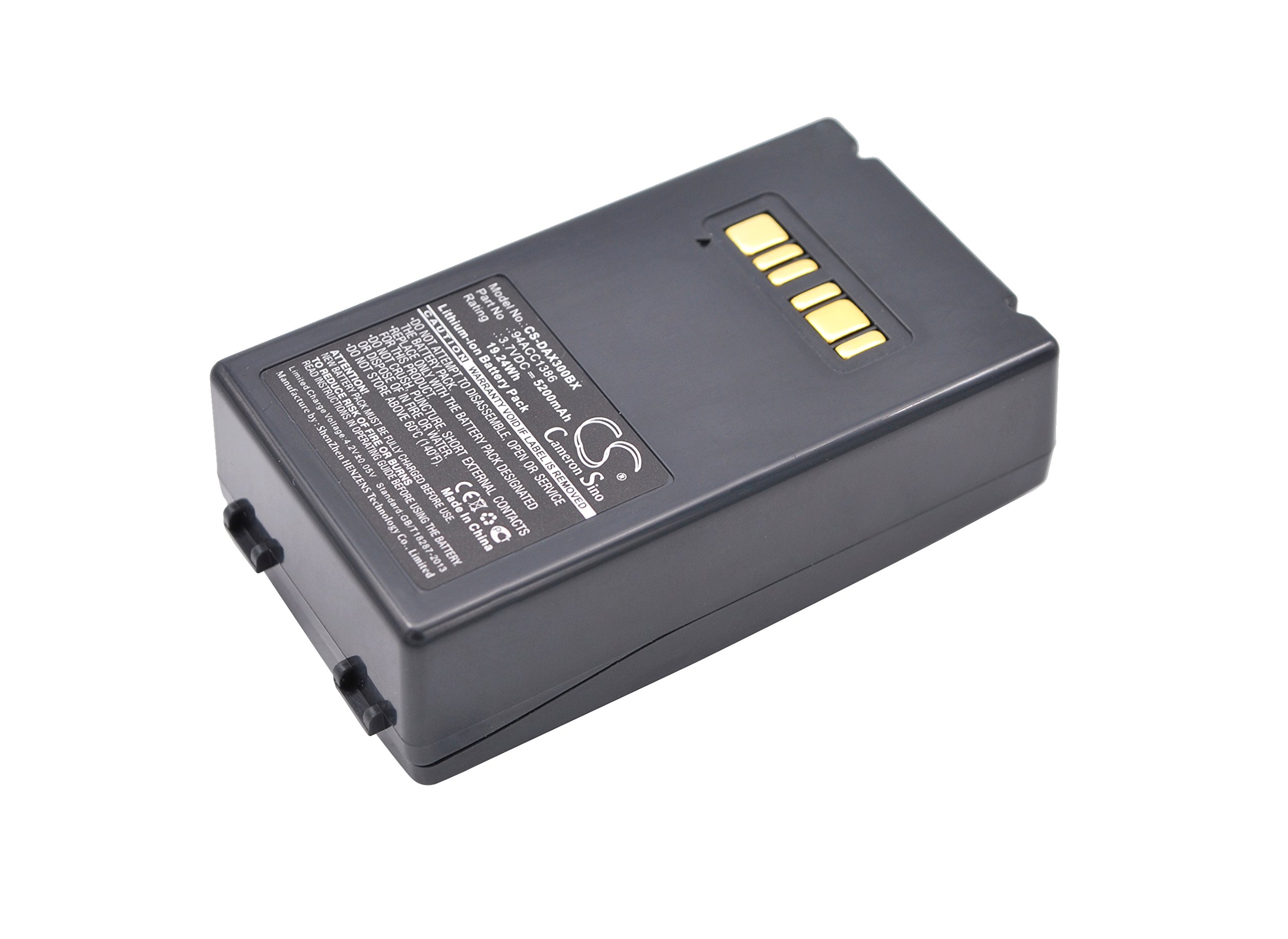 Cameron Sino CS Replacement Battery Fit for Datalogic Falcon X3, Falcon X3 Plus, Falcon X3+, Falcon X4 94ACC1386, BT-26