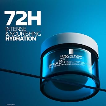 La Roche-Posay Hyalu B5 Suractivated Anti-Aging Face & Neck Cream, Firming Face Moisturizer With 3 Types of Hyaluronic Acid for All Skin Types, 72hr Hydration + Anti-Wrinkle, 1.7 fl oz