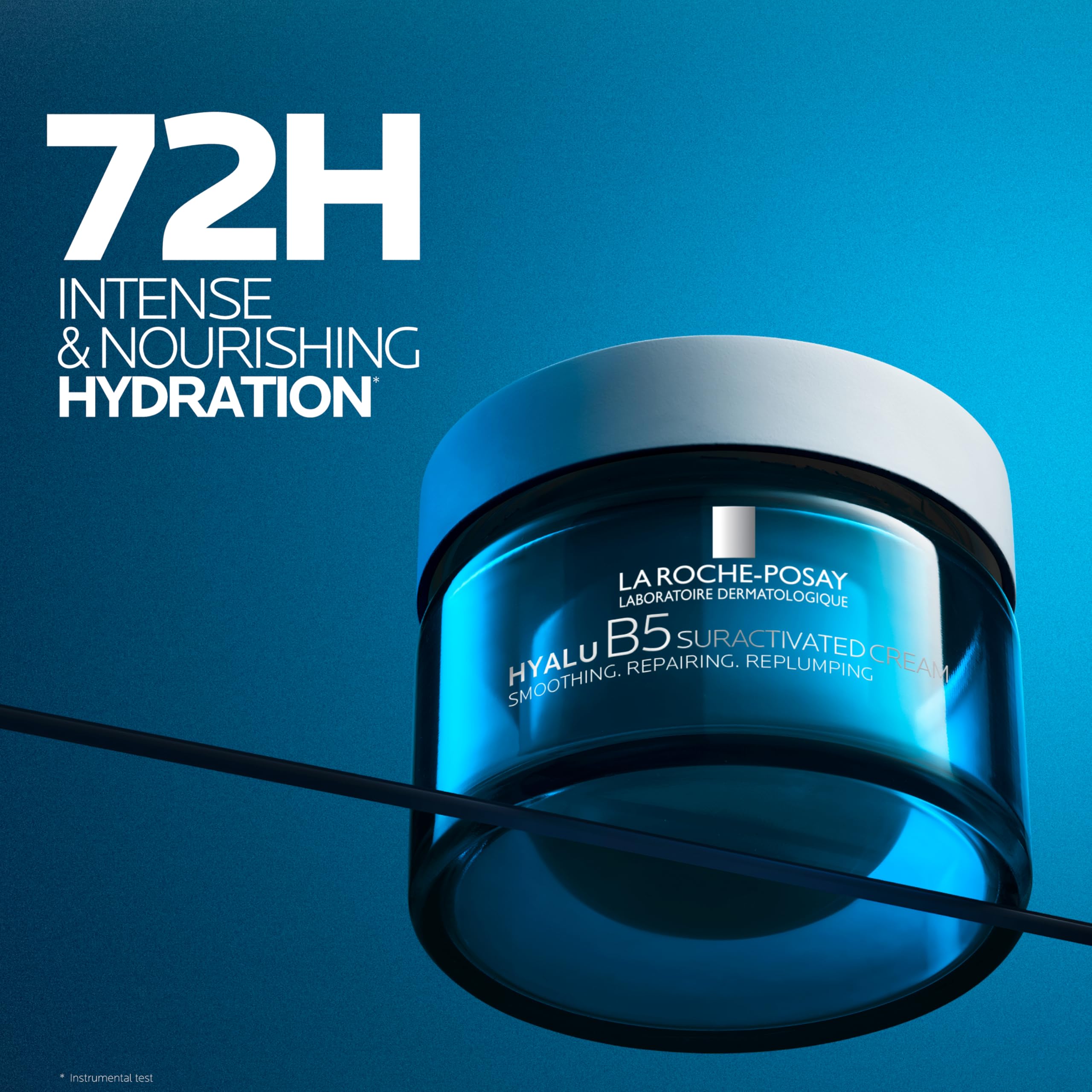 La Roche-Posay Hyalu B5, Crema Anti-Rughe Rassodante, Azione Levigante e Rimpolpante, Rughe e Linee Sottili Ridotte, Con 3 Tipi di Acido Ialuronico e Vitamina B5, 50 ml