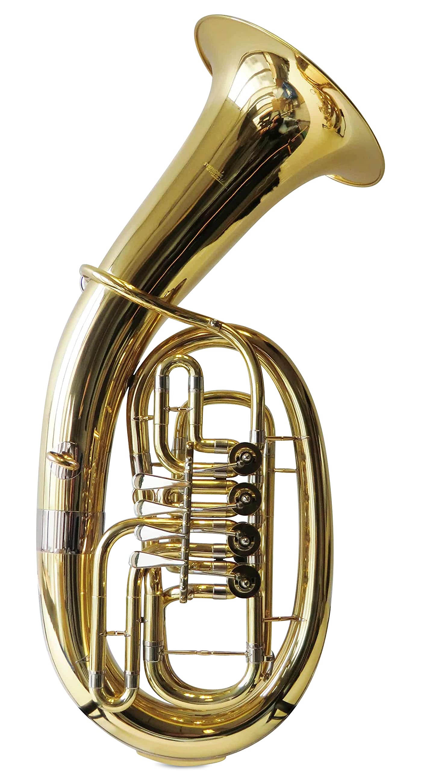 Kaiserbariton/Bariton, Gold/Silber, 4 Ventile, Minibalgelenk, inkl. Luxus-Gig-Bag, Neu