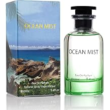 URBAN COLLECTION Ocean Mist Perfume for Women and Men, Aromatic Fruity Fresh Fragrance, Vibrant Citrus Mint Blackcurrant, Fig Ambrette, Long Lasting Invigorating Luxury Scent 3.4 oz / 100ml