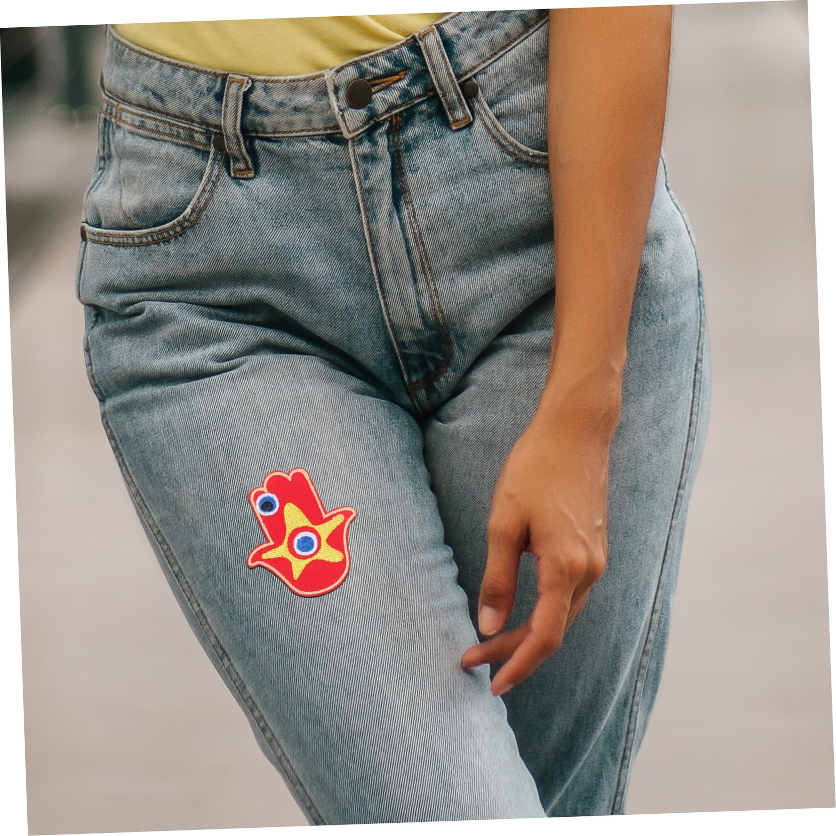 EXCEART 60pezzi Toppe Decorativa Per Abbigliamento Patches Ricamati Tema Cartone Per Riparazioni e Decorazioni Di Appliques Per Costumi e Moda