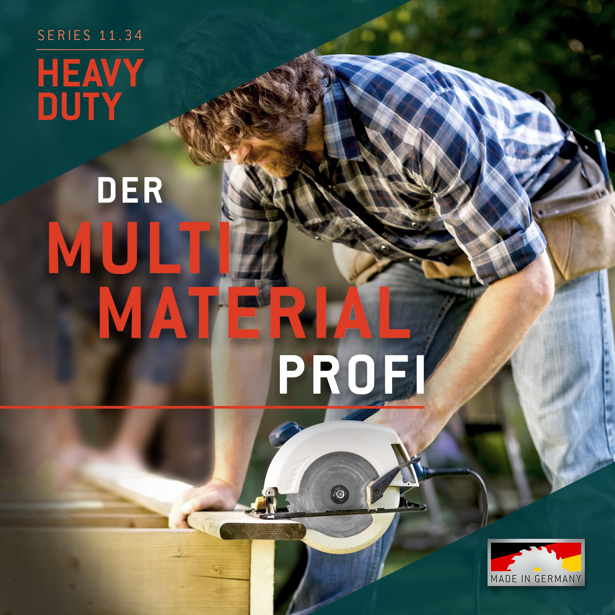 Bayerwald - Hoja de sierra circular HM, diámetro 210 mm x 2,8 mm x 30 mm, diente plano trapezoidal (54 dientes), orificios secundarios: 2/7/42, para uso universal en sierras circulares de mano