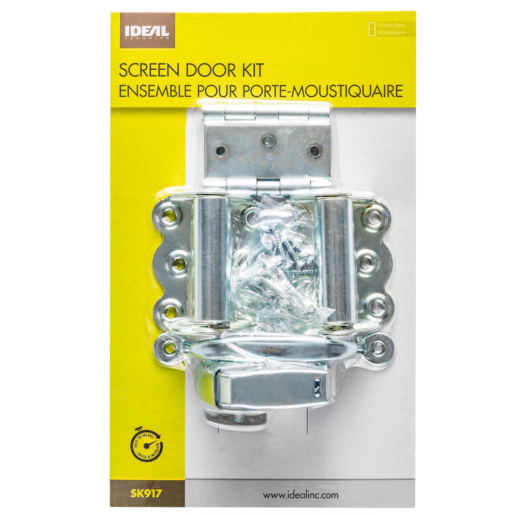Ideal Security Screen Door Kit - Zinc Plated -6