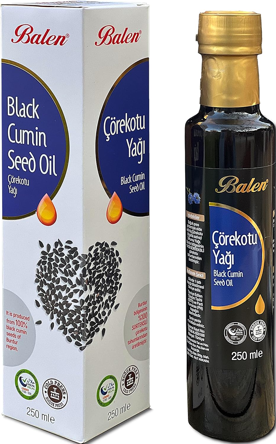 Black Seed Oil ColdPressed 1.5 + Thymoquinone (TQ), 100
