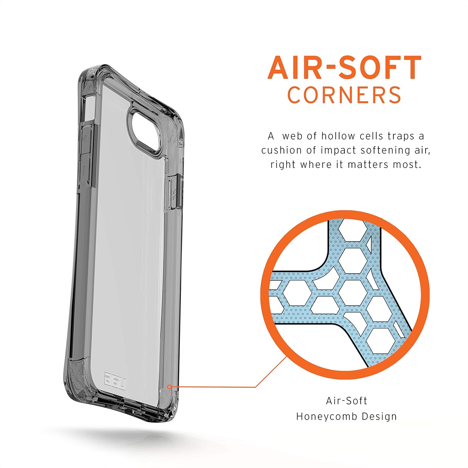 Crаzу Dеаlѕ URBAN ARMOR GEAR UAG Designed for iPhone SE (2020) Case [4.7-inch Screen] Plyo Clear Impact Resistant Military Drop Tested Protective Cover, Ice