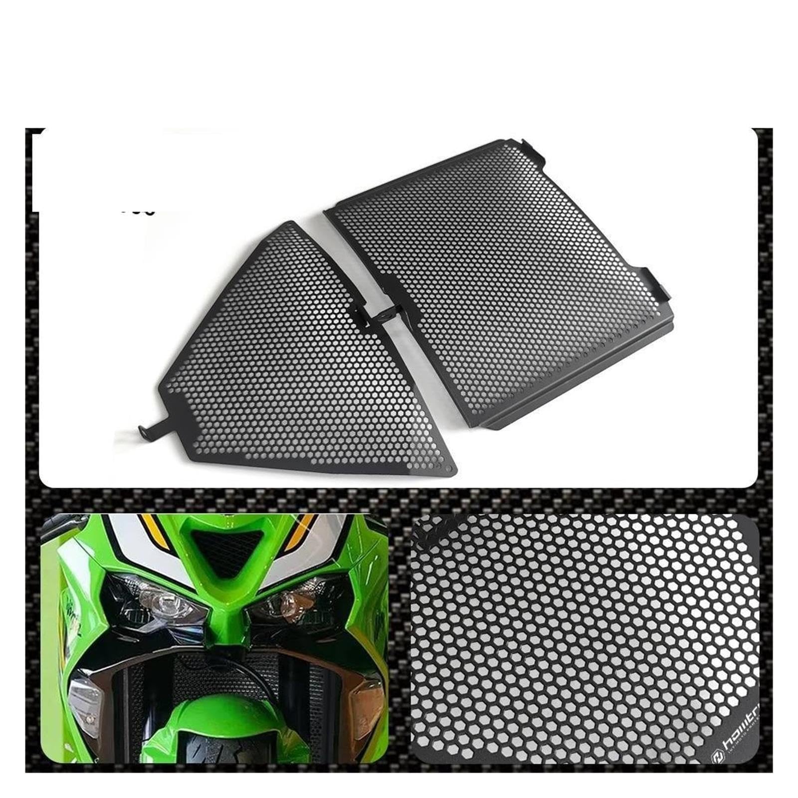 For Kawasaki Ninja ZX6R 636 2024 2026 Protezione Radiatore Moto