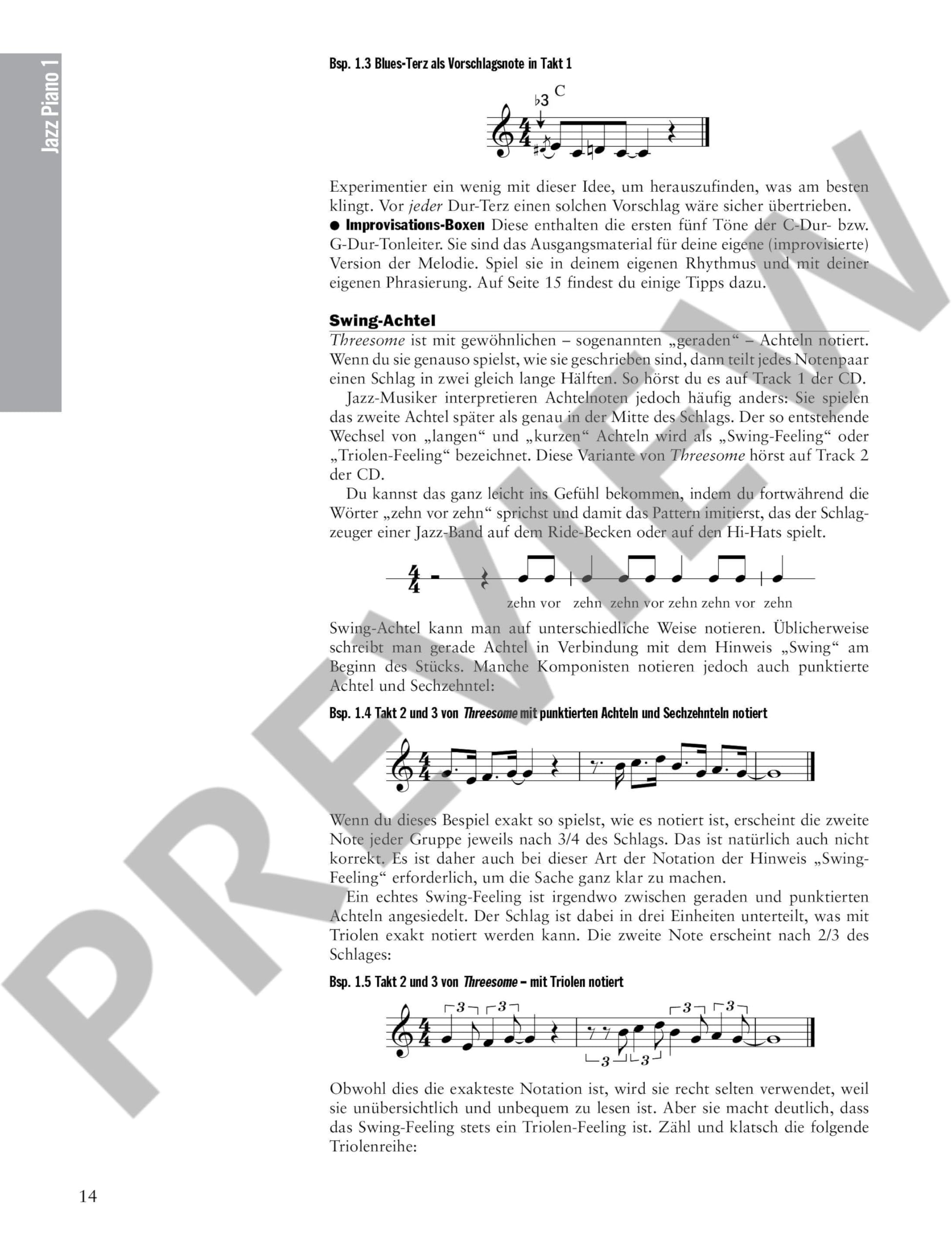 Jazz Piano: Harmonik, Technik, Improvisation. Band 1. Klavier. Lehrbuch. (Modern Piano Styles, Band 1)
