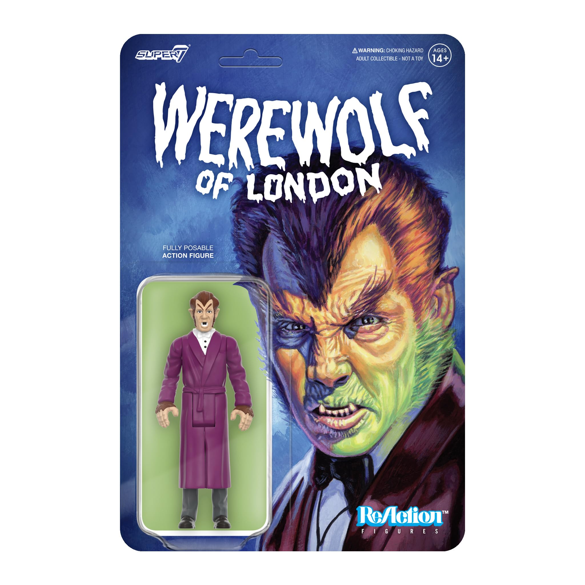 Amazon.co.jp: Super7 ロンドンの狼男 - 3.75インチ リアクション 