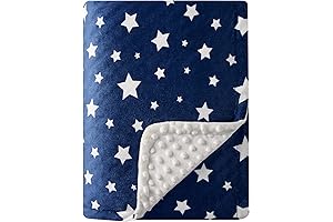 DaysU Plush Star Baby Blanket: Tranquil Nights, Stylistic Days