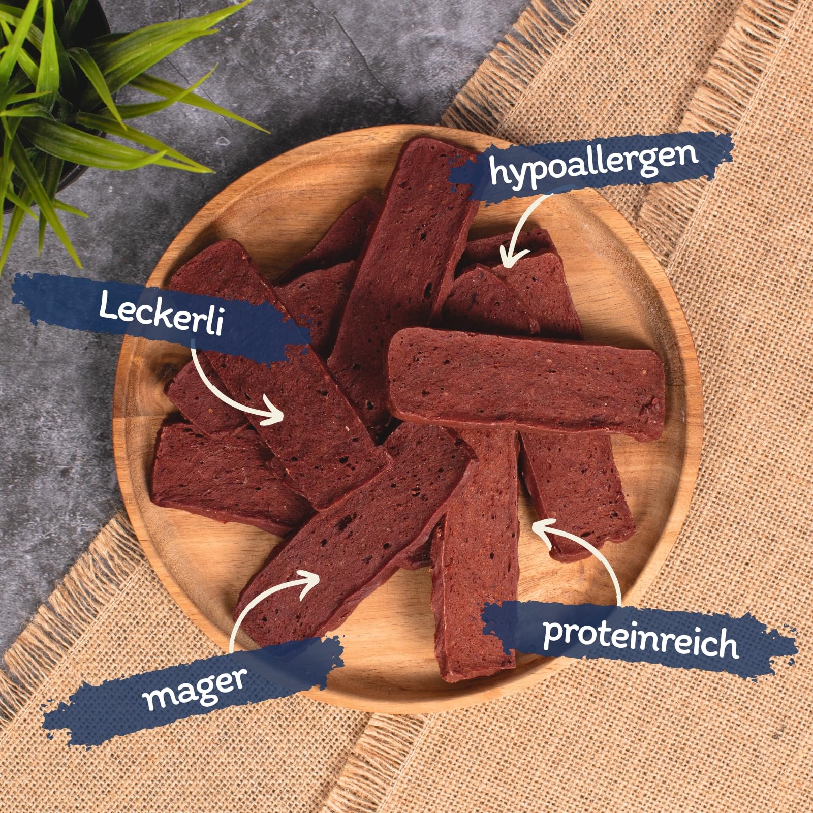 Lyra Pet® 5 kg Pferdefleischstreifen getrocknet - Kausnack für Hunde