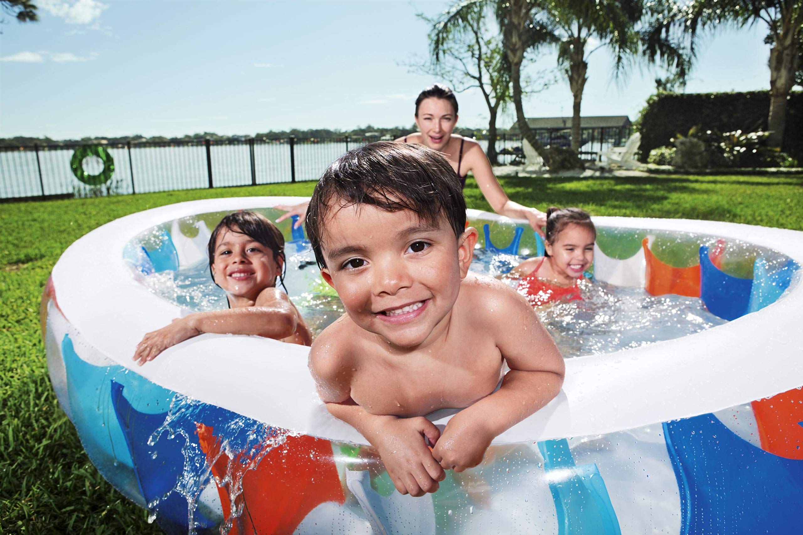Bestway Family Pool, 229 x 152 x 51 cm, 54066, Mehrfarbig