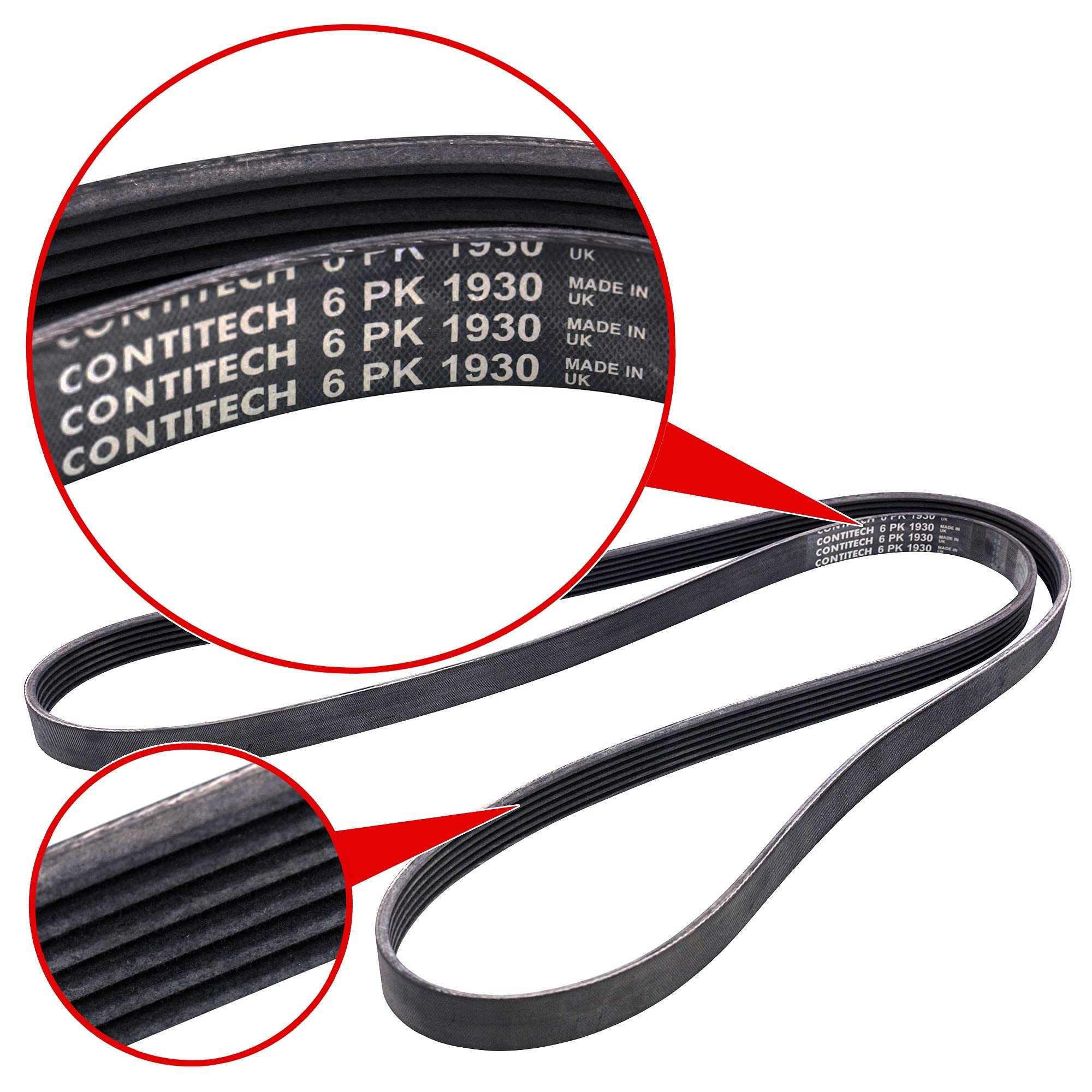 Continental 6pk1432 Metric Multi V-belts Size Continental 6PK1623
