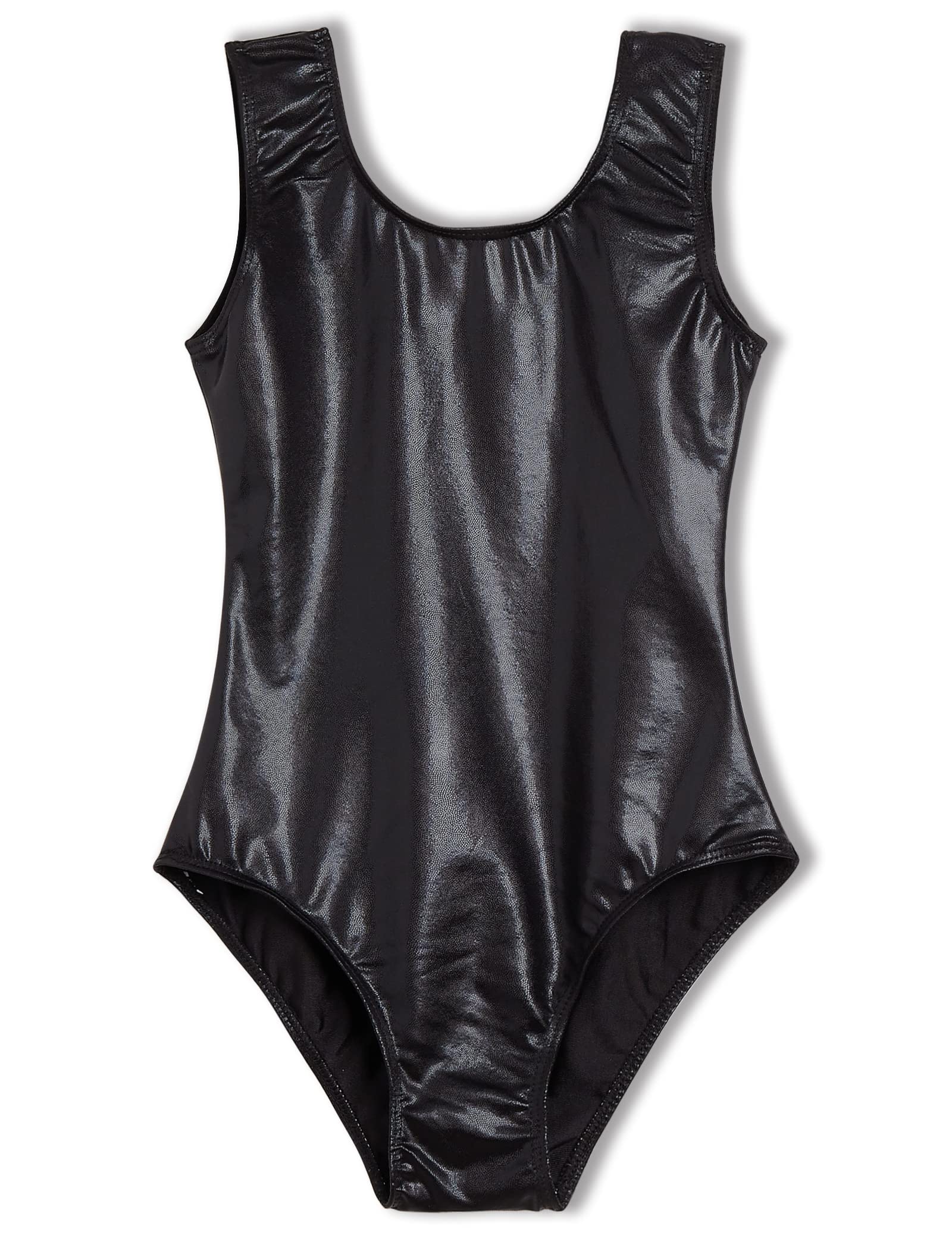 TENVDAGymnastics Leotards for Girls Sparkly Colorful One-Piece Kids Tumbling Outfit Size 2-12 Years Old