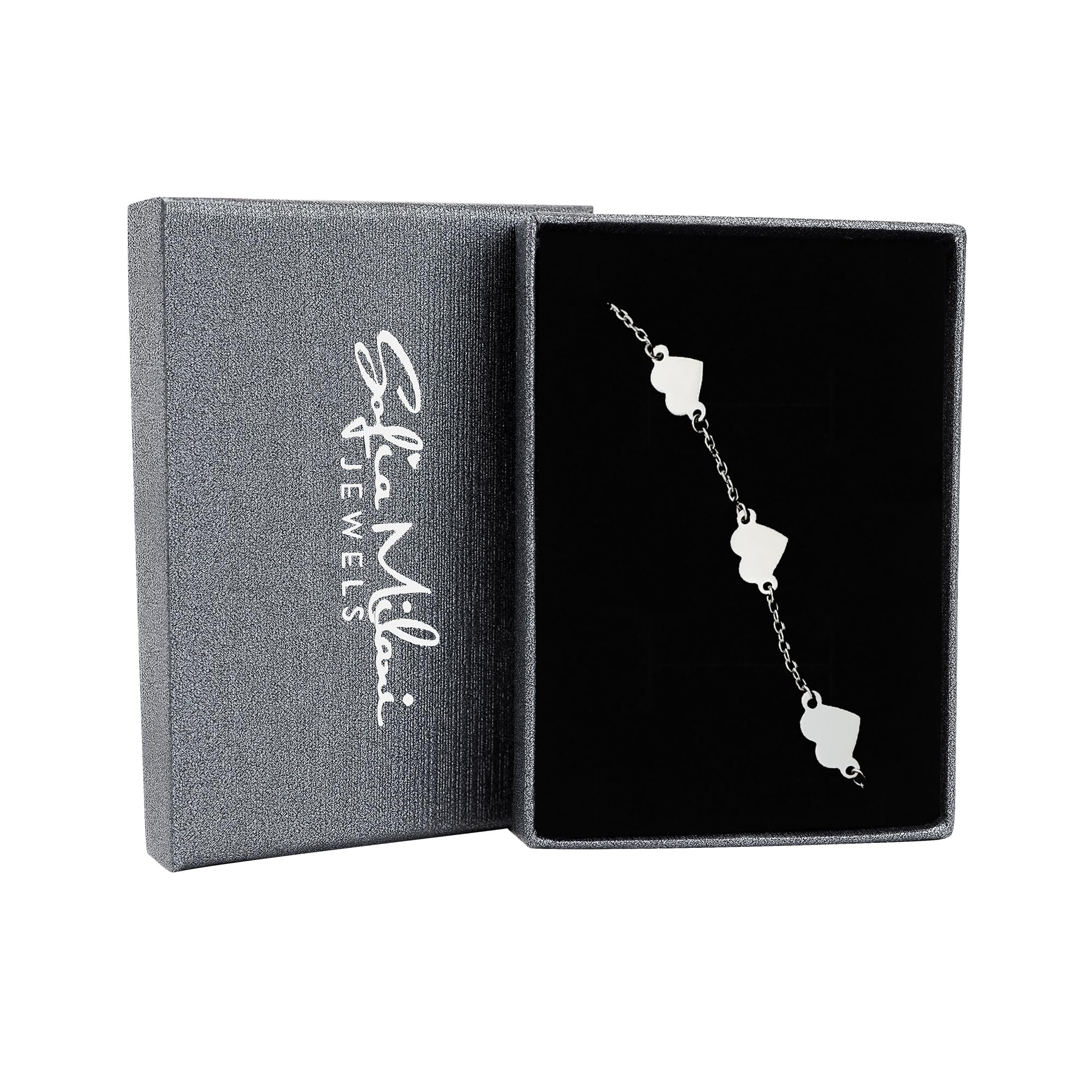 Sofia Milani - Bracciale da Donna in Argento 925 - Ciondolo a Cuore - 30262