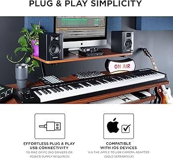 DTM・DAW M-Audio Keystation 88 MK3 M-AUDIO Keystation 88 MK3-88 Key Semi Weighted MIDI Keyboard