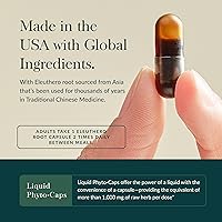 Vista 4 de Gaia Herbs Eleuthero Root - Apoyo de energía, resistencia y resistencia mental, raíz de Eleuthero (ginseng siberiano), suplemento herbario