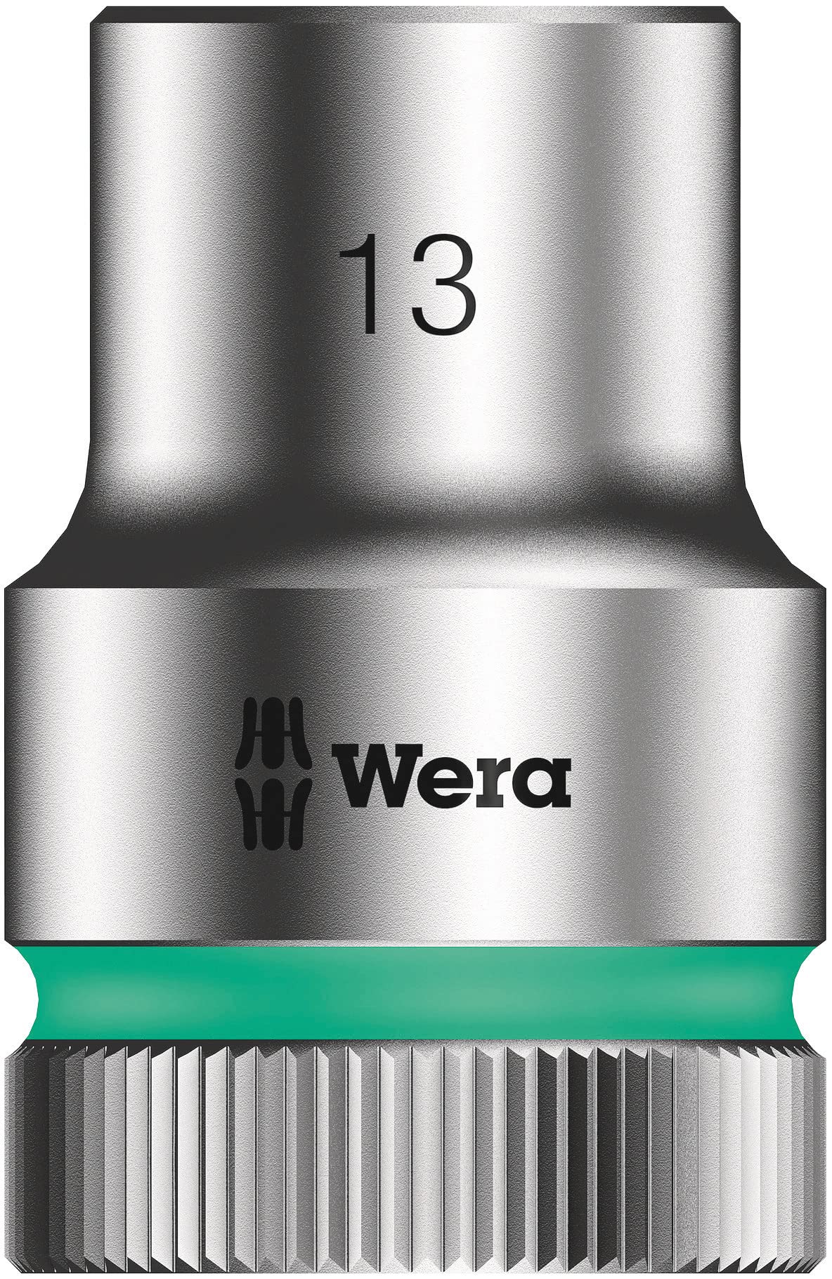 Wera 05005460001 Juego de llaves de vaso Zyklop en tira magnética de vasos C 4, arrastre de 1/2", 9 piezas, Negro