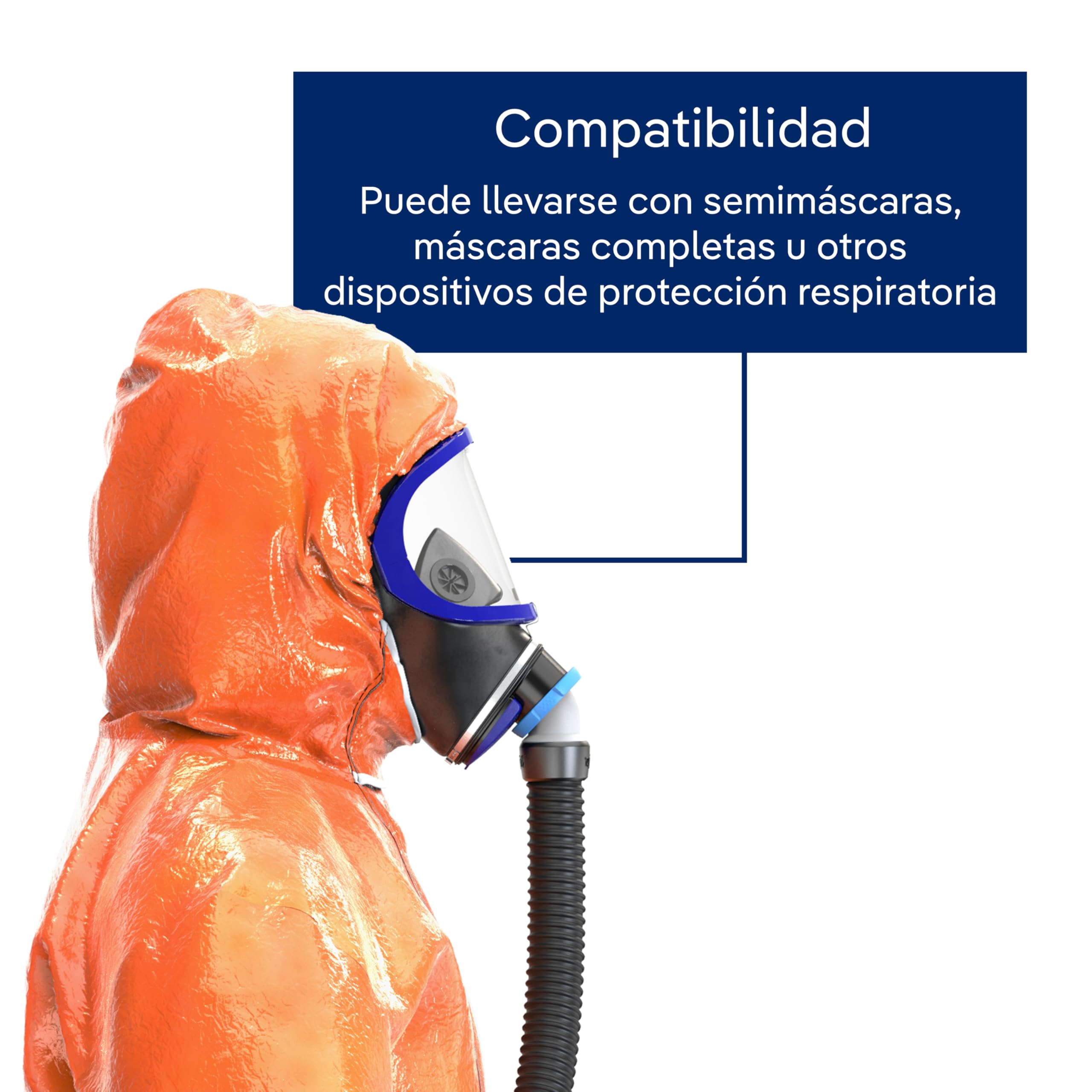 Dräger SPC 4400 CLF mono de protección profesional - Talla L | Uso con mascarillas y respiradores para industria farmacéutica, petrolera y química
