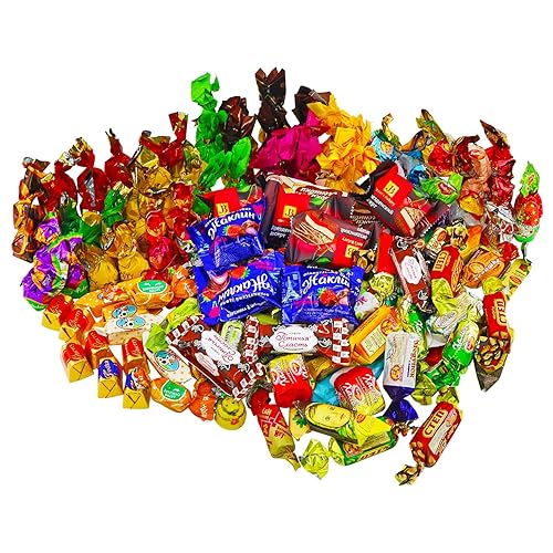 Supreme Sweets - Bolsa de regalo de mezcla de dulces, mezcla de dulces rusos, polacos y ucranianos, surtido de dulces de fiesta de chocolate de