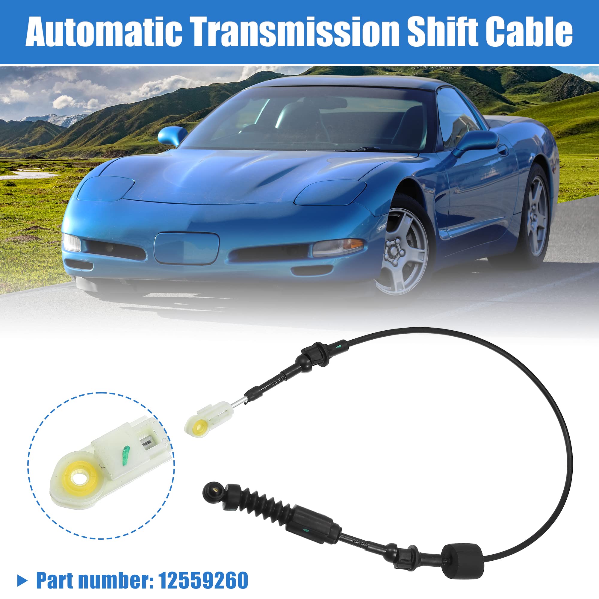 A ABSOPRO Automatico Trasmissione Cambio Cavo Cambio 12559260 per Corvette C5