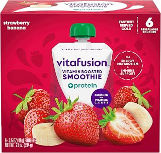 vitafusion Strawberry Banana Vitamin-Boosted Smoothie +Protein
