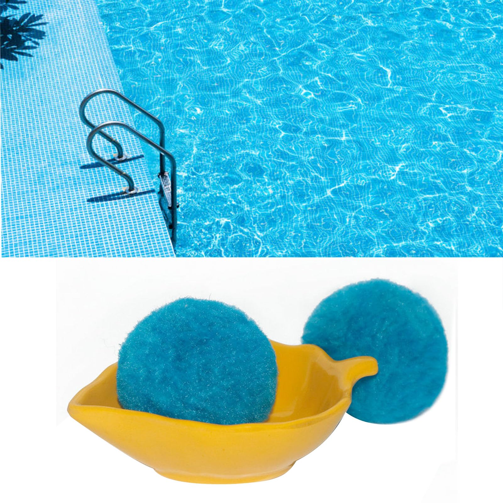 Fdit Boules Filtrantes, Filtration Réutilisable pour Sable de Piscine