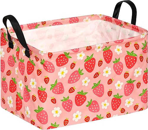 Miniatura 10 de KUNRO Canasta de Almacenamiento Rectangular para Animales, Cesta de Regalo, Cesta para Estante, Cesta Organizadora, Caja Organizadora para la