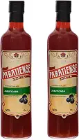 Kit 2 Licores de Jabuticaba Paratiense 500 ml Creme Fino Nacional Tradicional Coquetéis Exóticos Sobremesas Lembrancinha Presente Natal