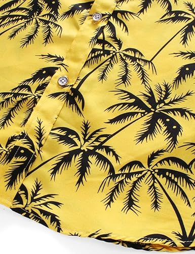 Miniatura 5 de Camisa de vestir estampada hawaiana con botones para hombre