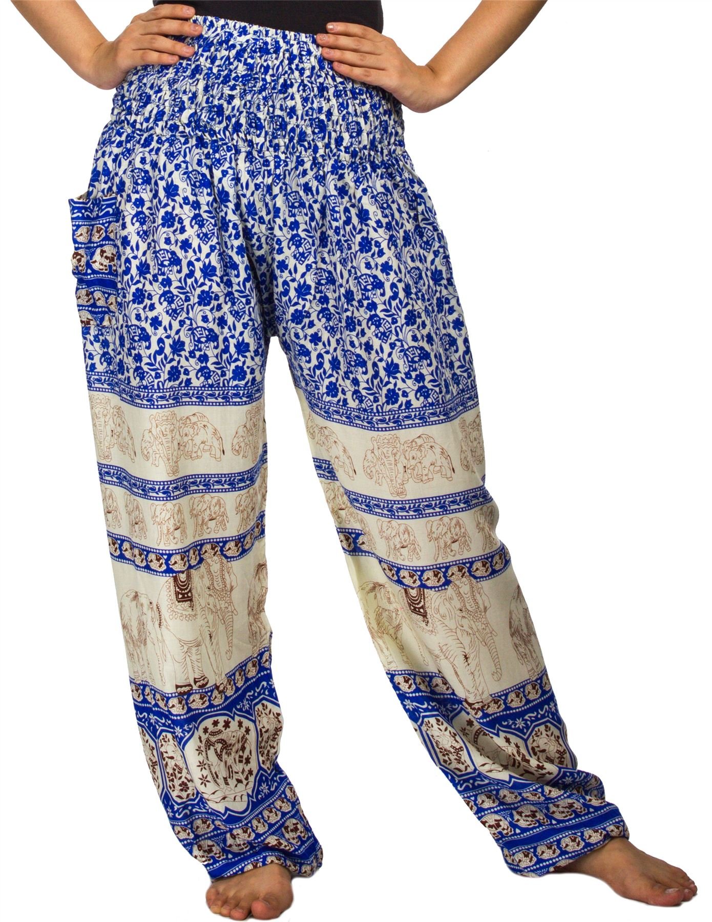 Lofbaz Harem Pants for Women Yoga Boho Hippie Clothing Womens Palazzo Bohemian Pajama Trousers Beach Indian Gypsy Genie Clothes — view 6